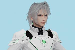 FFVII Sephiroth Final-Fantasy, ffvii, final, fantasy, man, male, people, xna, characters, animated